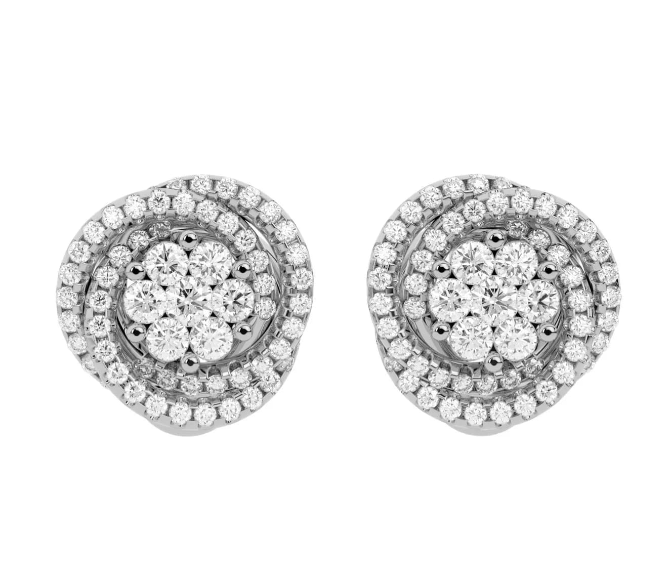 Celeste Cluster Studs